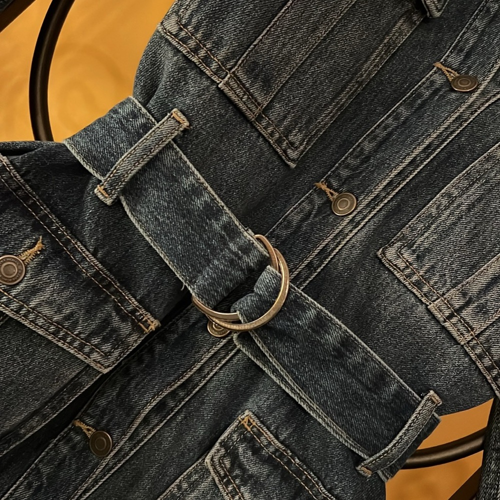 ZARA Sahara Jean Jacket/Mini Dress - Picture 8 of 16